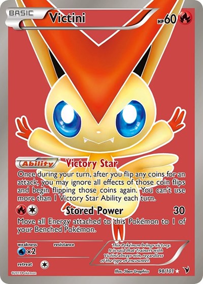 NVI: Victini (98 Full Art) (Holofoil)