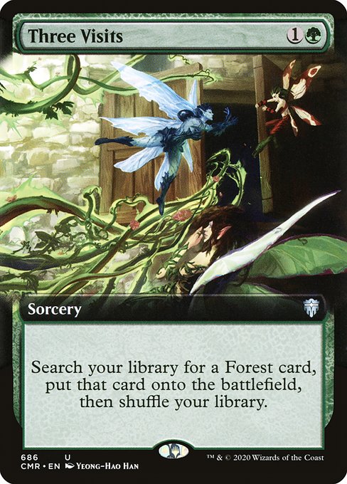 CMR: Three Visits (Extended Art) (Foil)