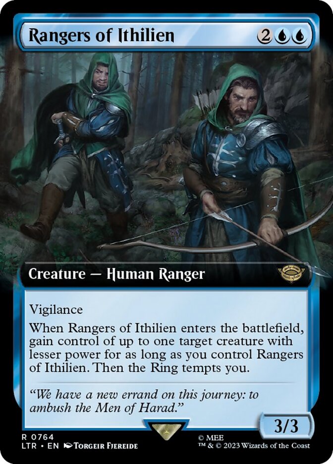 Rangers of Ithilien (Extended Art) (Surge Foil) [Foil] :: LTR