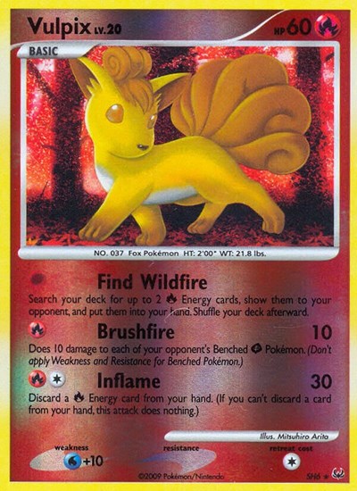 PL: Vulpix (Shiny) (Reverse Holofoil)