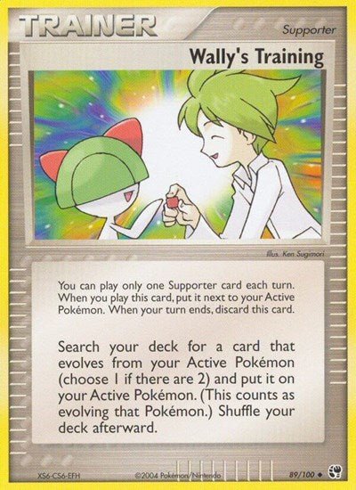 SS: Wally's Training (Reverse Holofoil)