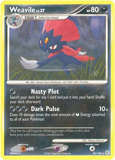 DP: Weavile (Reverse Holofoil)