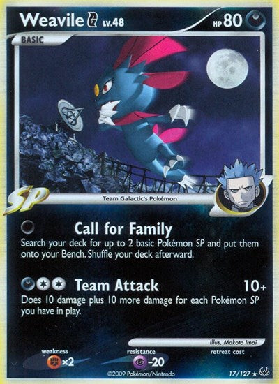 PL: Weavile G (Holofoil)