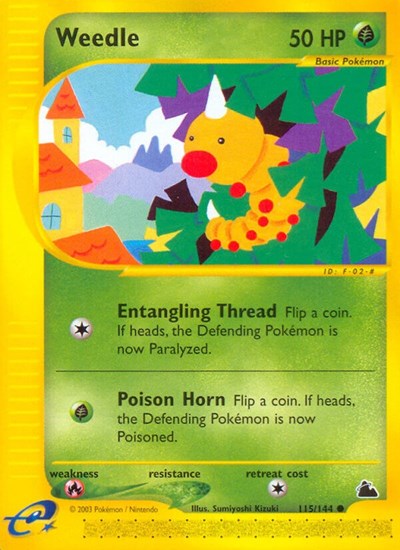 SK: Weedle (115) (Reverse Holofoil)