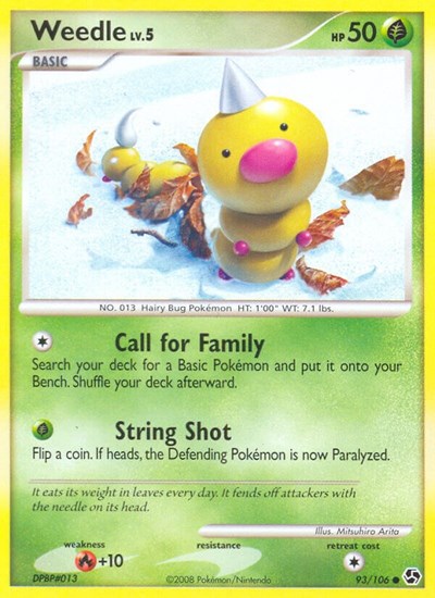 GE: Weedle (Reverse Holofoil)