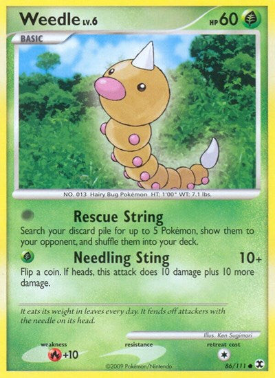 RR: Weedle (Reverse Holofoil)