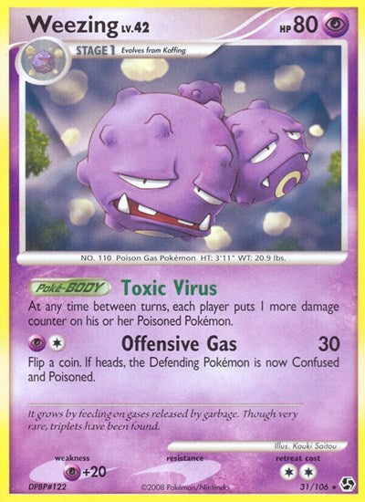 GE: Weezing (Reverse Holofoil)