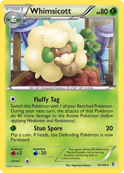 BCR: Whimsicott (Reverse Holofoil)