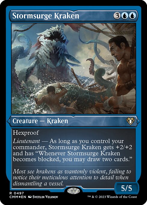 CMM: Stormsurge Kraken (Foil Etched)