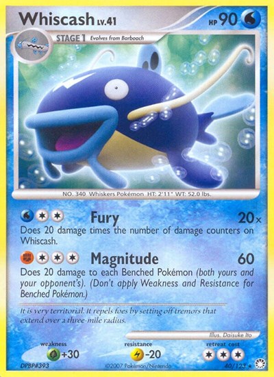 MT: Whiscash (Reverse Holofoil)