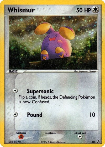 PR: Whismur - 019 (EX Deck Tin) (Holofoil)
