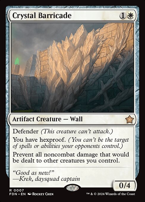 FDN: Crystal Barricade (Foil)