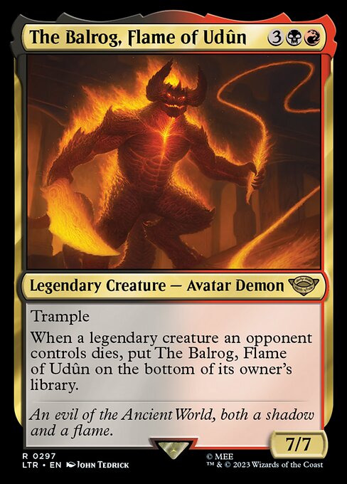 LTR: The Balrog, Flame of Udun