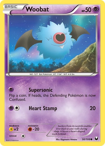 DEX: Woobat (Reverse Holofoil)