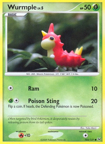 PL: Wurmple (Reverse Holofoil)