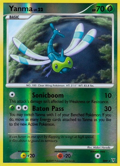 SV: Yanma (Shiny) (Reverse Holofoil)