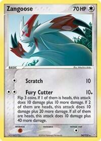 HP: Zangoose (Reverse Holofoil)