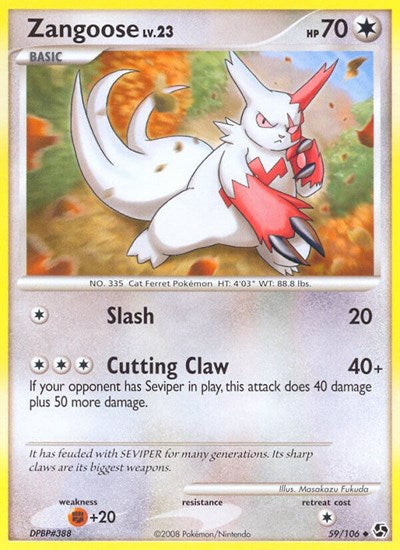 GE: Zangoose (Reverse Holofoil)