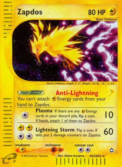 AQ: Zapdos (H32) (Holofoil)