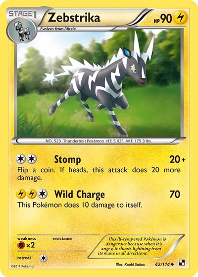 BLW: Zebstrika (42) (Reverse Holofoil)
