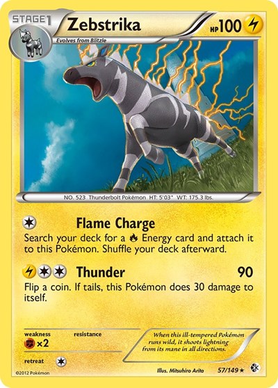 BCR: Zebstrika (Reverse Holofoil)