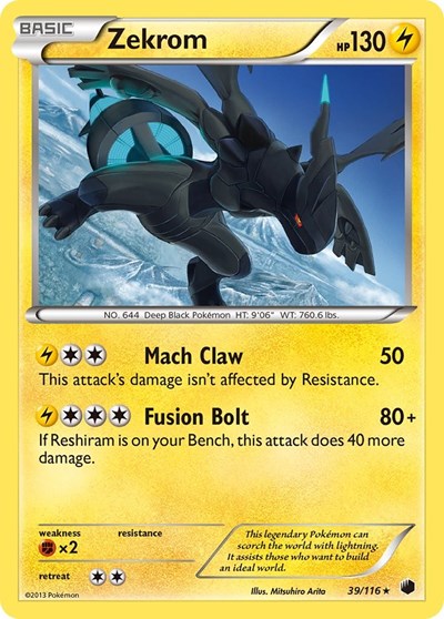 PLF: Zekrom (Reverse Holofoil)