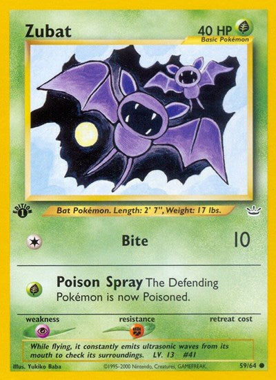 N3: Zubat (1st Edition)