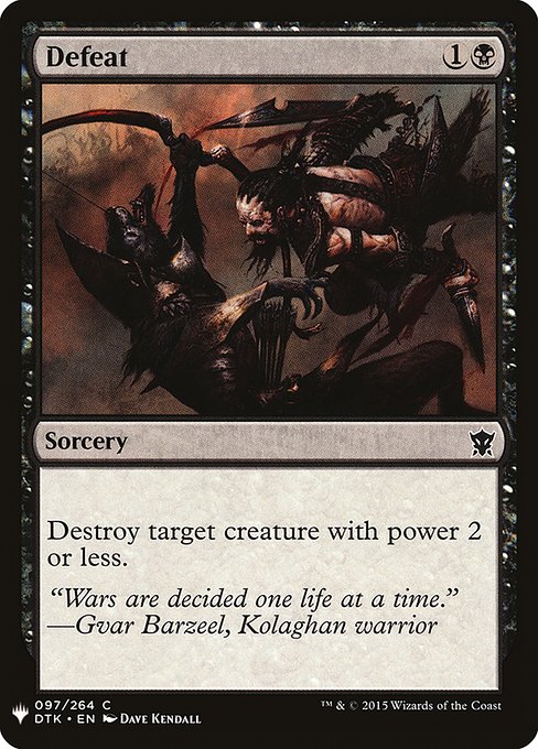 PLST: Defeat