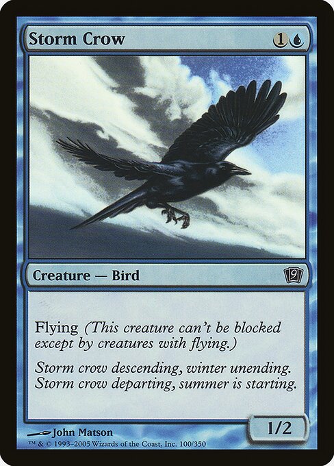 9ED: Storm Crow (Foil)