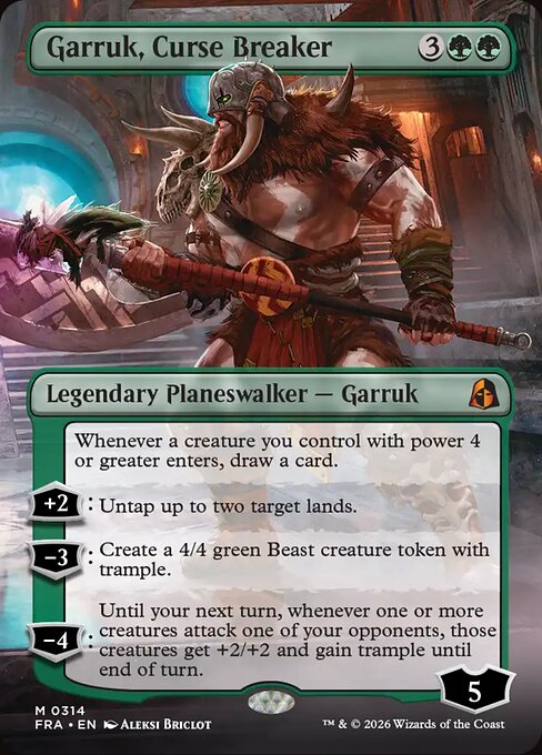 FRA: Garruk, Curse Breaker (Borderless) (Foil)