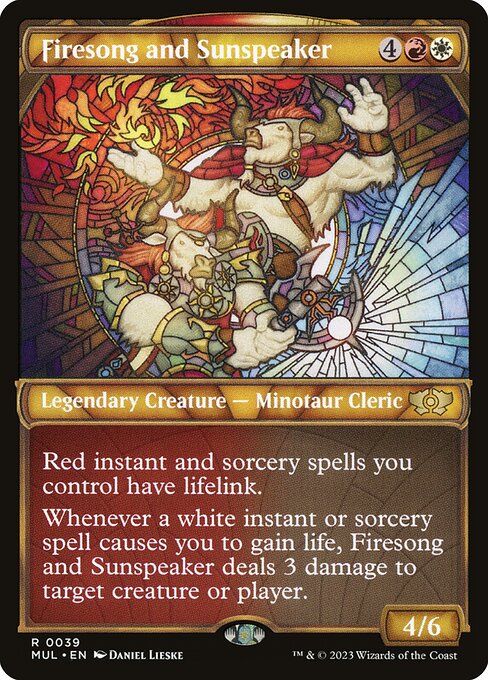 MUL: Firesong and Sunspeaker (Foil)