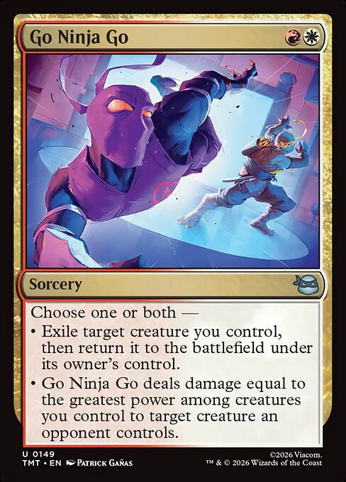 TMT: Go Ninja Go (Foil)