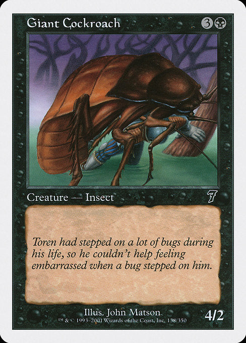 7ED: Giant Cockroach