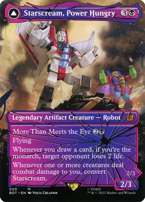 BOT: Starscream, Power Hungry (Shattered Glass) (Foil)