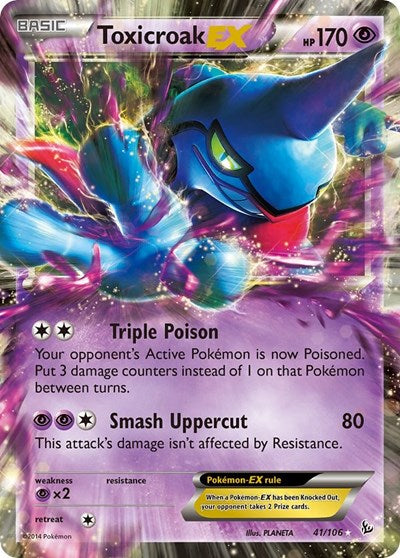FLF: Toxicroak EX (Holofoil)