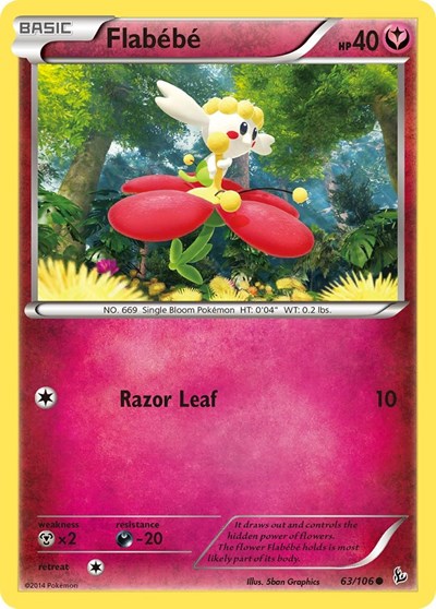 FLF: Flabebe (63) (Reverse Holofoil)