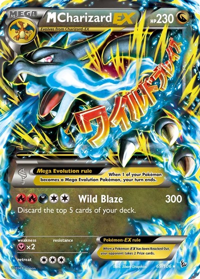 FLF: M Charizard EX (X) (Holofoil)