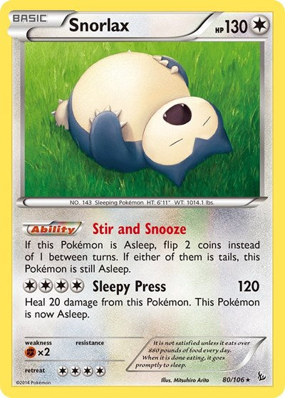 FLF: Snorlax (Reverse Holofoil)