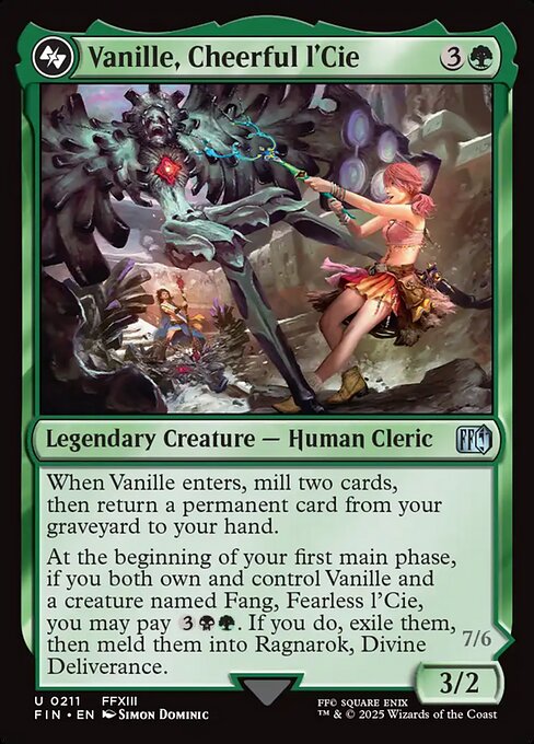 FIN: Vanille, Cheerful l'Cie (Foil)