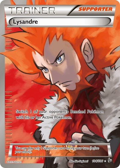 FLF: Lysandre (104 Full Art) (Holofoil)