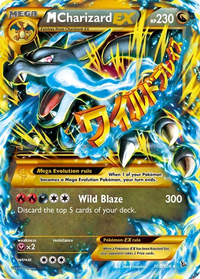 FLF: M Charizard EX (X) (Secret) (Holofoil)