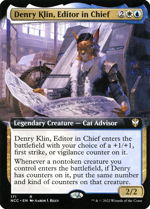 NCC: Denry Klin, Editor in Chief (Extended Art)