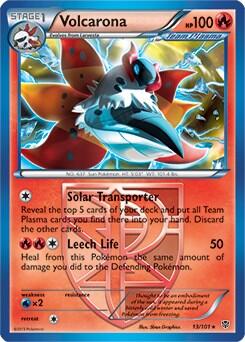 PR: Volcarona - 13/101 (BW Plasma Blast) (Holofoil)