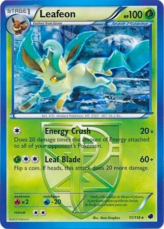 PR: Leafeon - 11/116 (BW Plasma Freeze) (Holofoil)