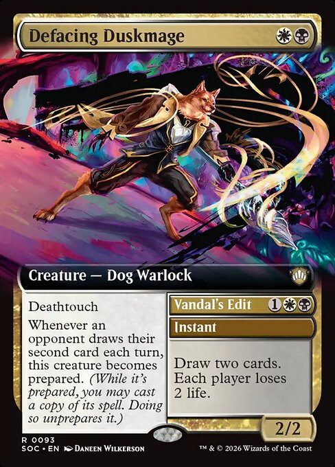 SOC: Defacing Duskmage (Extended Art)