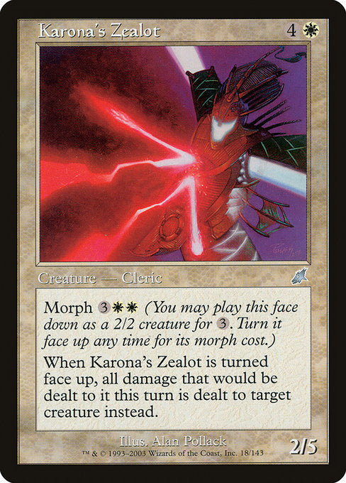 SCG: Karona's Zealot (Foil)