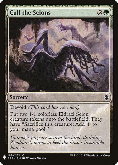 PLST: Call the Scions