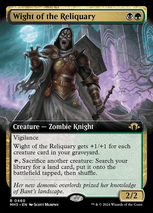MH3: Wight of the Reliquary (Extended Art) (Foil)
