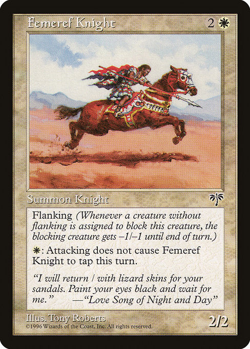MIR: Femeref Knight