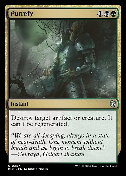 BLC: Putrefy